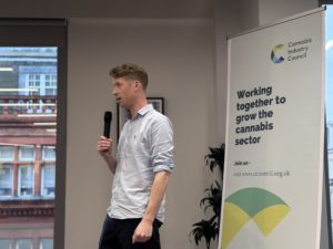 Photo of Mike Morgan-Giles Speaking at the CIC's MasterClass Event in London